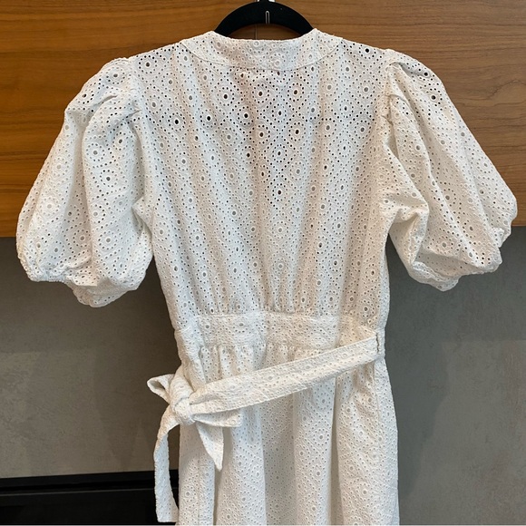 Scotch & Soda Broderie Anglaise Wrap Dress, Size S - Picture 12 of 16